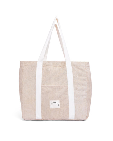AVOCADO ZINC - TERRY TOWELLING TOTE SAND - STUDIO JO STORE